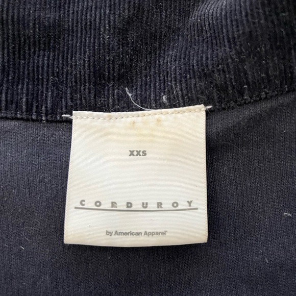 American Apparel corduroy navy jacket - Picture 3 of 3